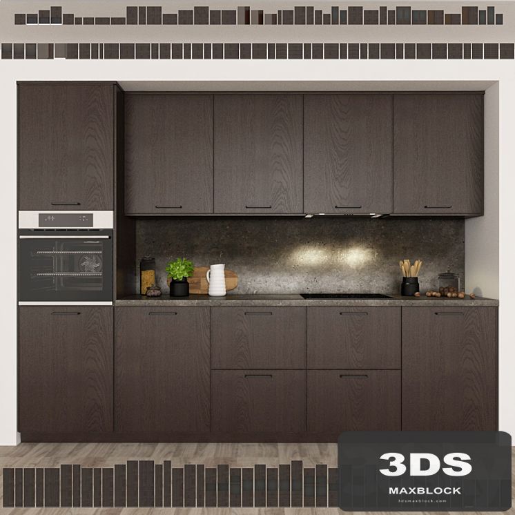 Kitchen Ikea Method Ekestad / Brown.