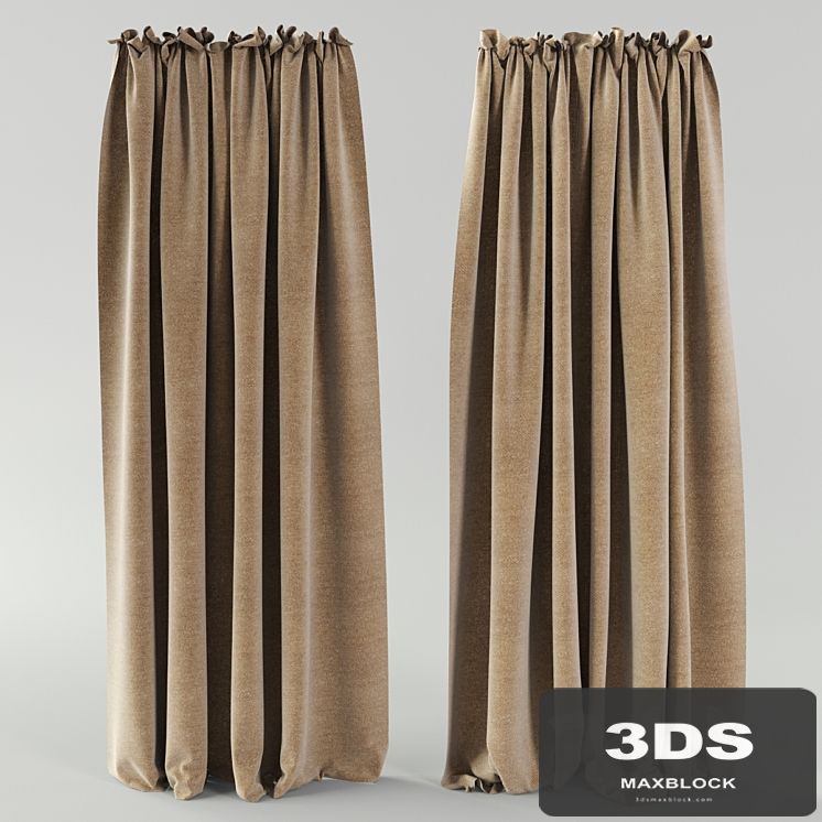 Curtain of dense tissue.