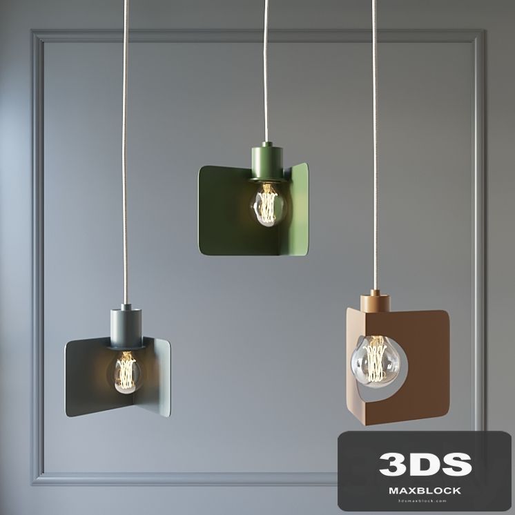 Corner pendant light