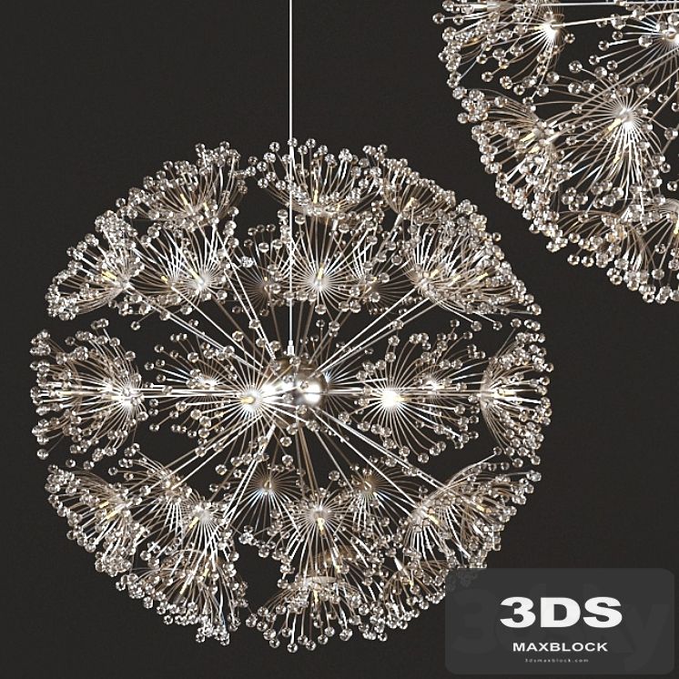 Norbic modern brief K9 crystal flower