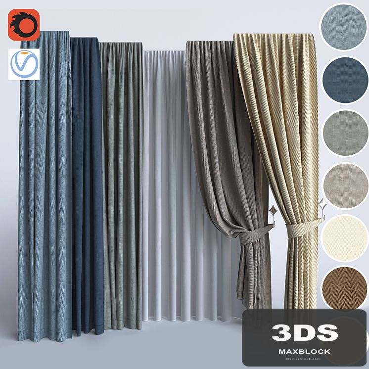 Set of curtains 1