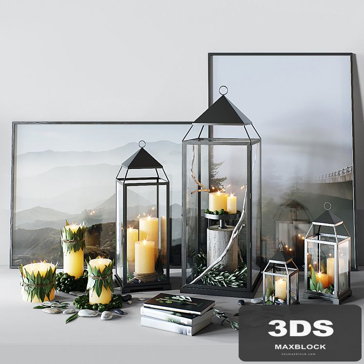 Pottery Barn | Malta Lantern Set .1