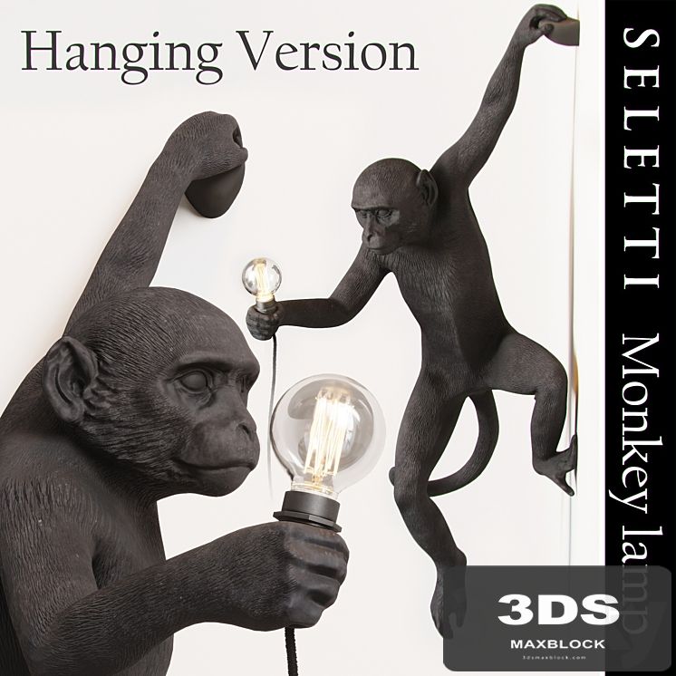 The Monkey Lamp Hanging Version