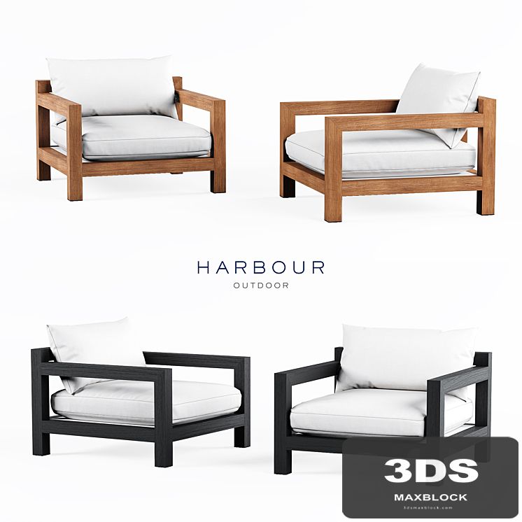Harbor Outdoor Pacific Arm Chair