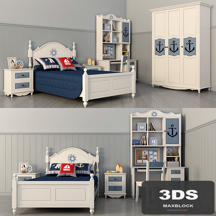 Children's room-ocean.