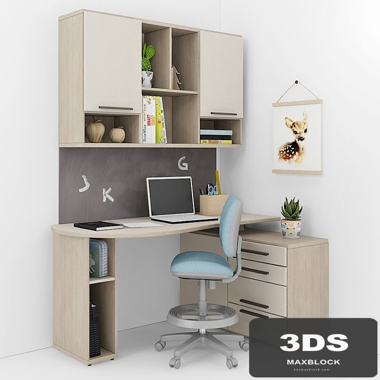 Writing-table and decor for a nursery 7