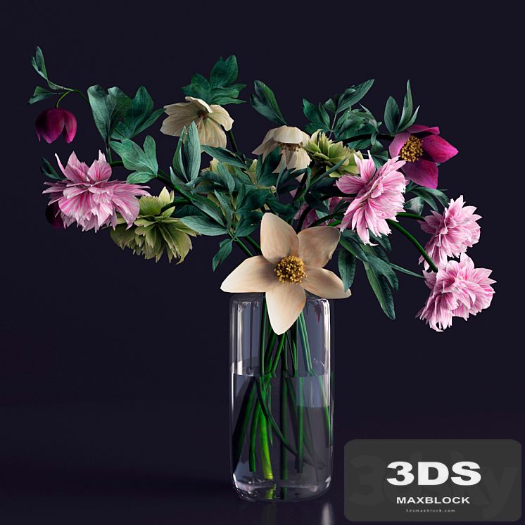 Bouquet of flowers in a vase 2