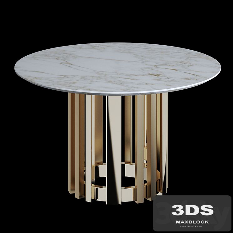Circle Dining table e'NIGMA-code