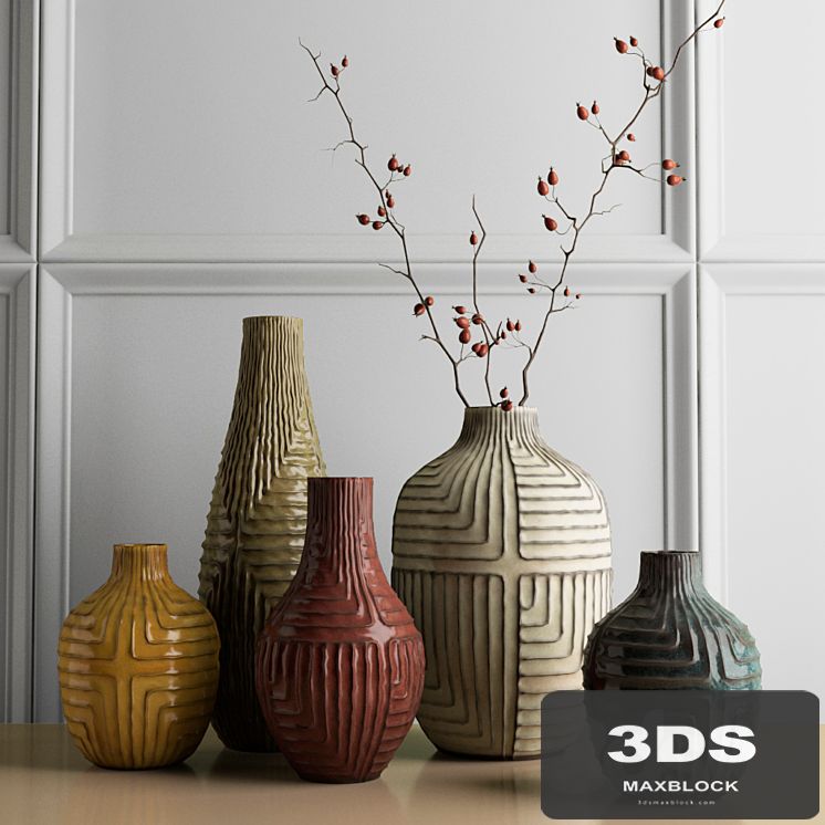 West Elm - Linework vases