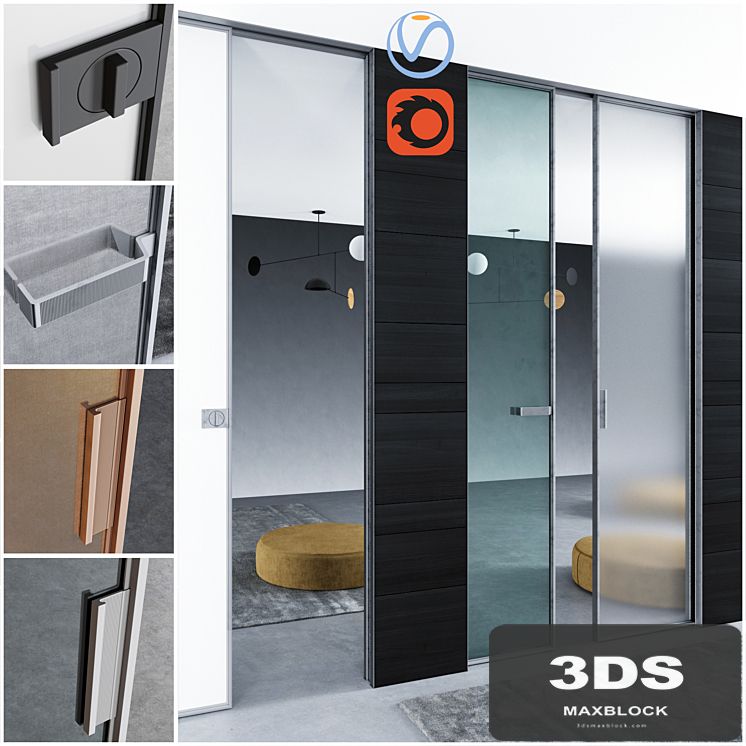 Rimadesio doors Zen _ doors for office and home