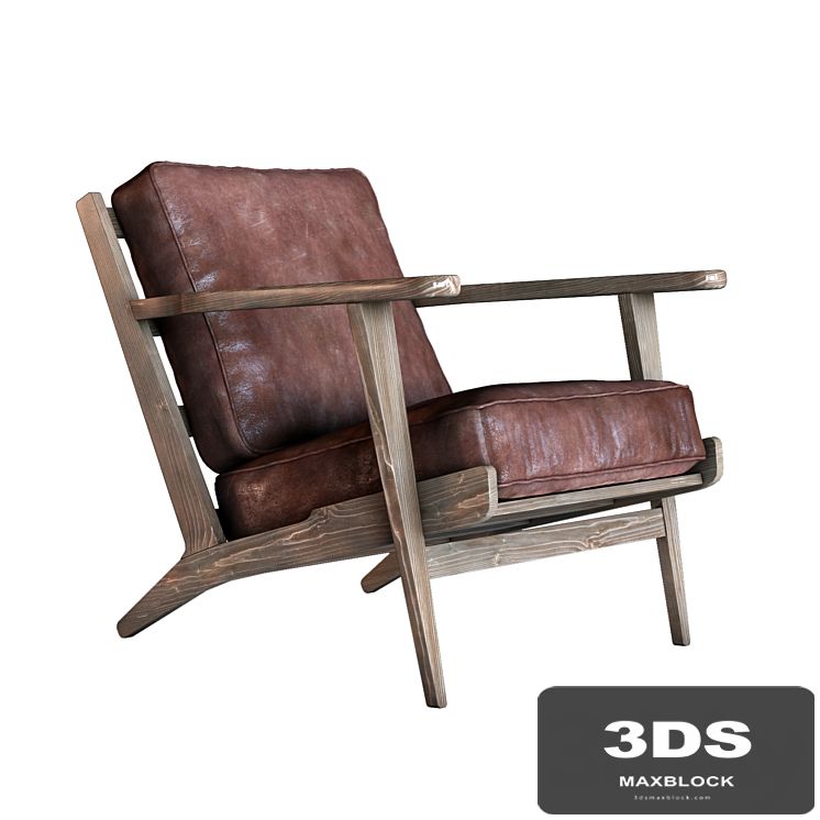 RAYLAN LEATHER ARMCHAIR