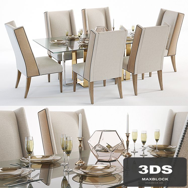 Curations Limited Berlin & Bertrix table set