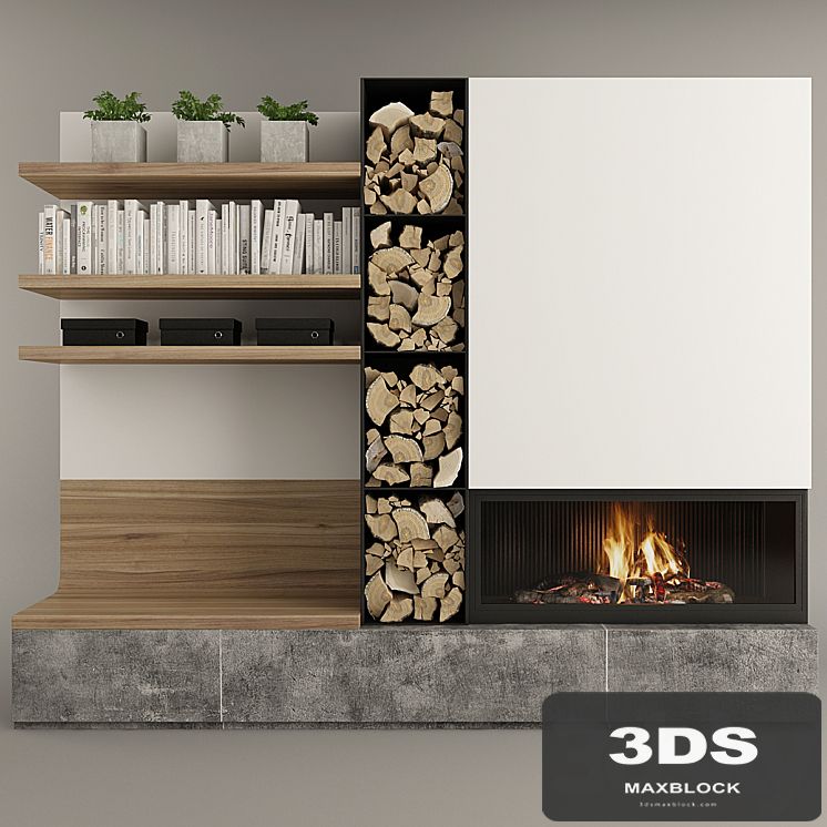 Fireplace set_11