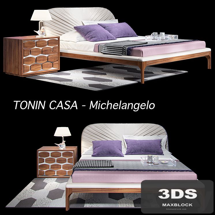 Tonin Casa Michelangelo Bed