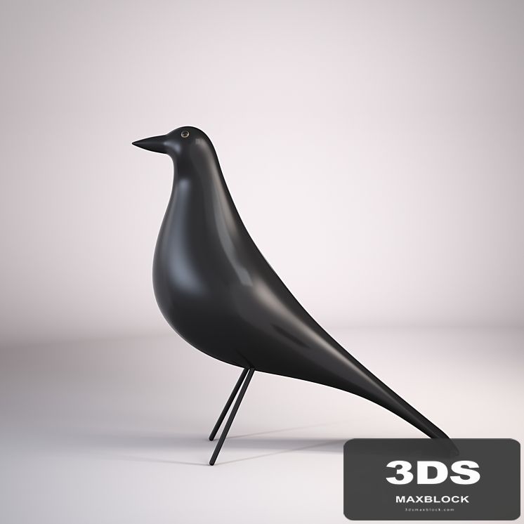 EAMES_black_wooden_bird