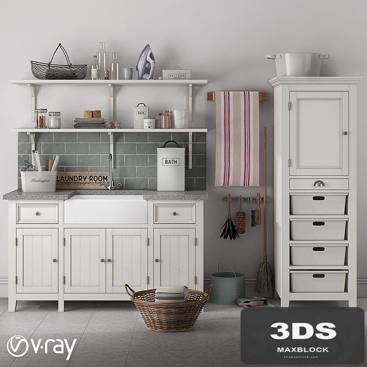 Utility Room Storage Cabinets - Dominic Blackmore