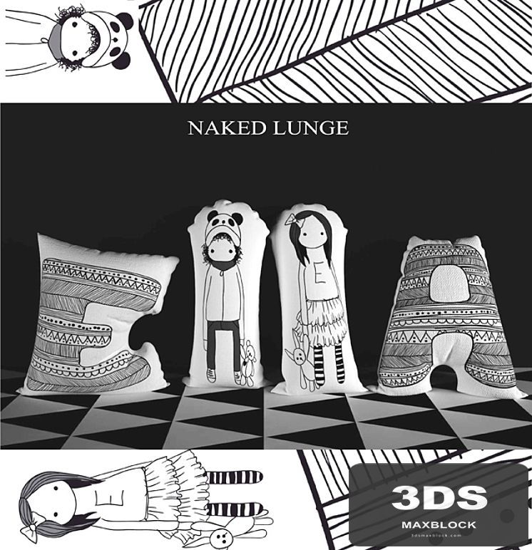Pillows Naked Lunge