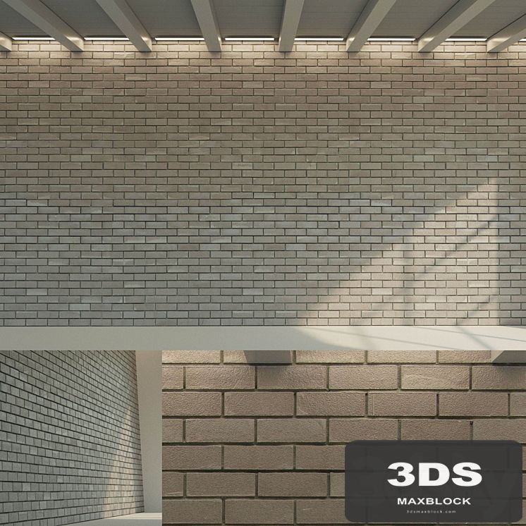 Brick wall (dark brick)