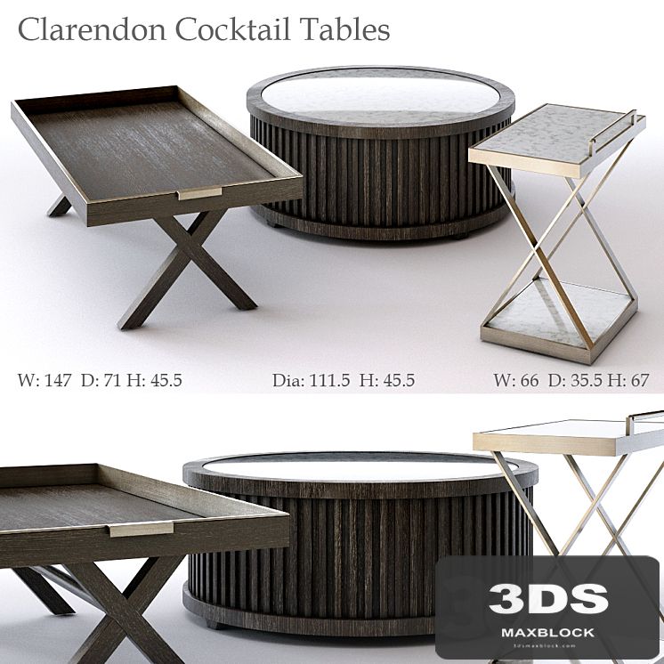 Bernhardt Clarendon Cocktail Tables