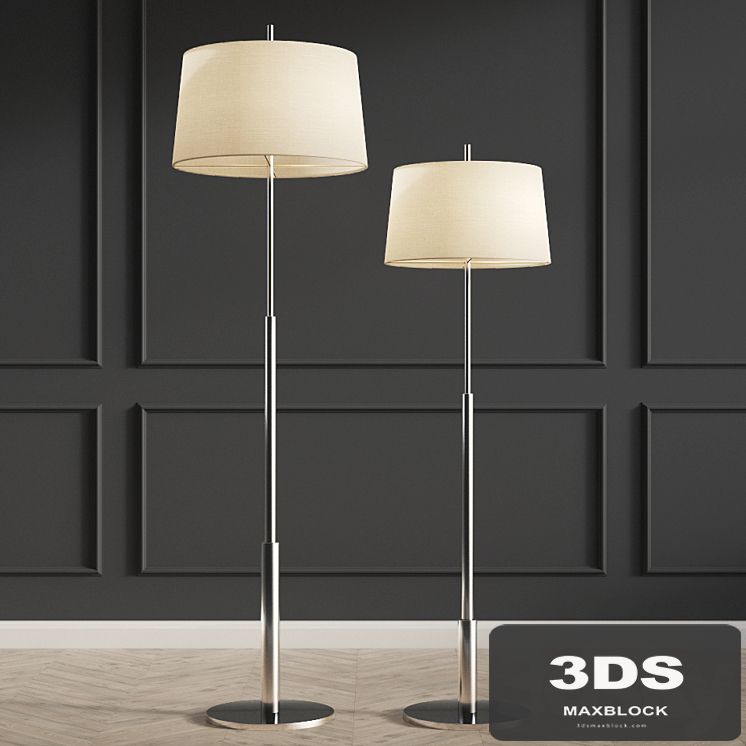 Floor Lamp Diana Santa & Cole Chrome