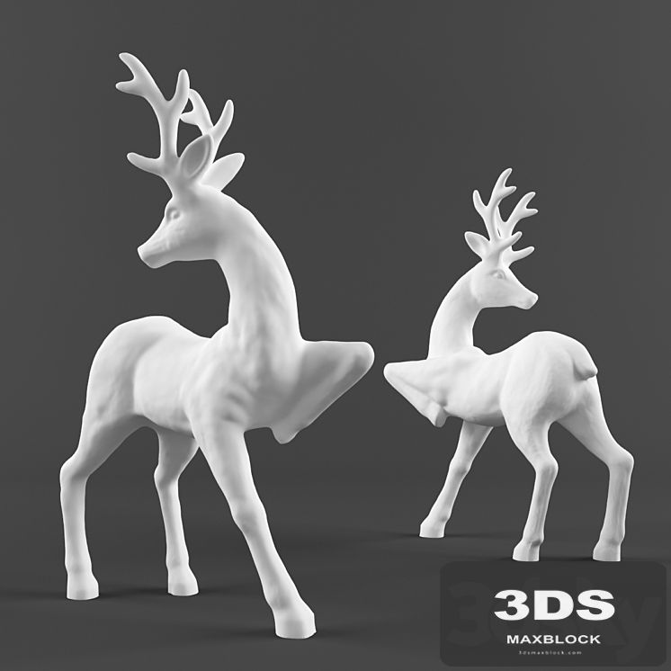 Sculpture Deer-2