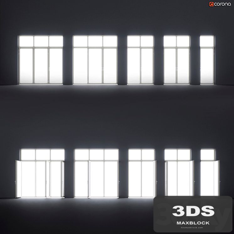 Wood-aluminum windows