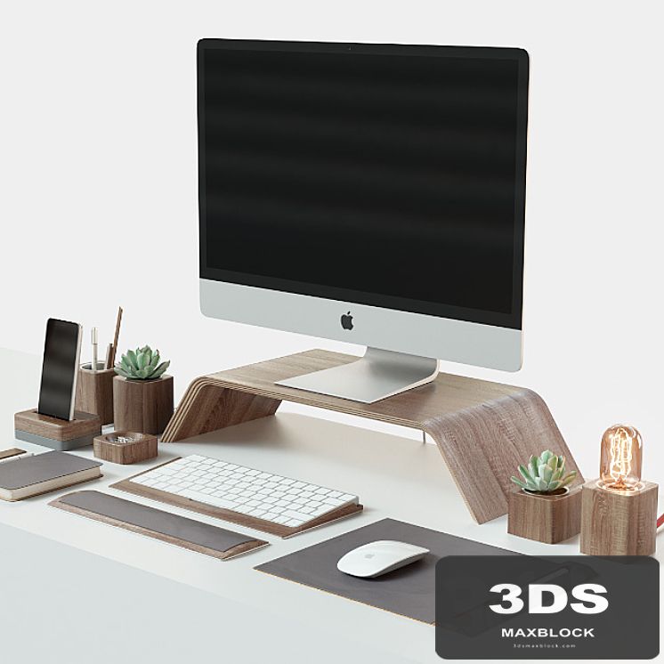 Set for desktop iMac & Grovemade