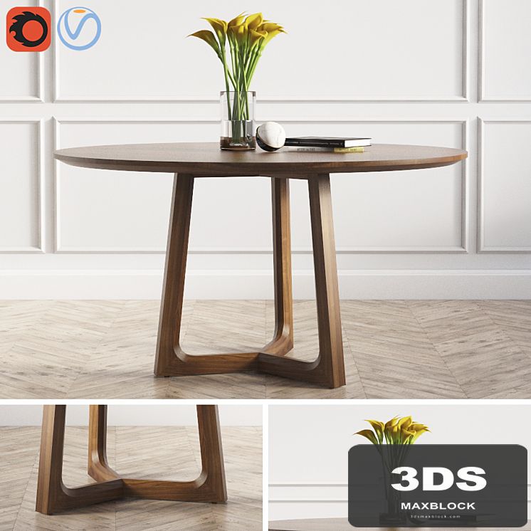 Concorde Round Dinning Table Poliform