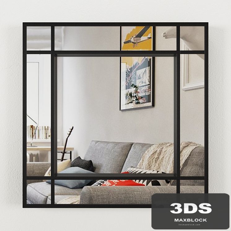 Mirror with double contour ZARA HOME