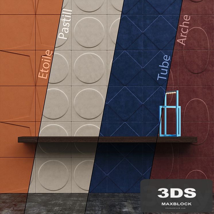 CUIR AU CARRE Wall Panels Part 2