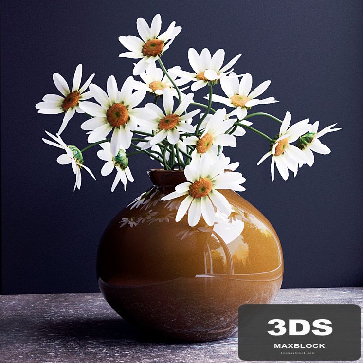 A bouquet of flowers in a vase 9