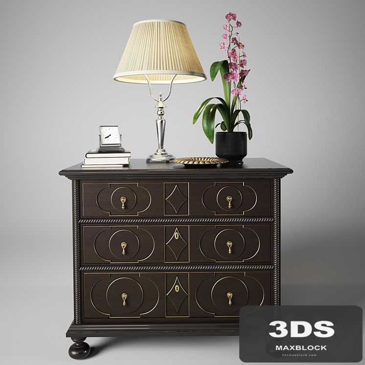 Baker 9809 Glebe Bedside Chest