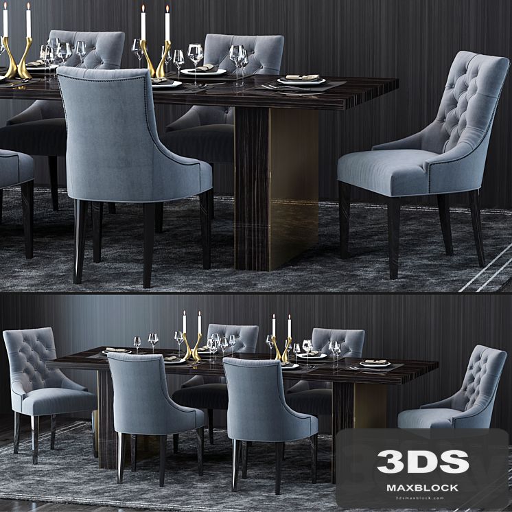 Restoration Hardware Table and Chair