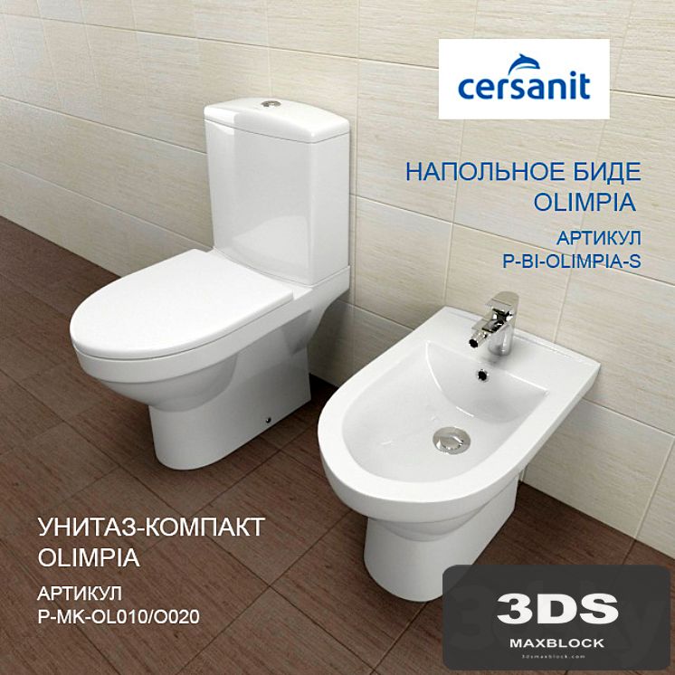 Toilet + BIDET Cersanit OLIMPIA