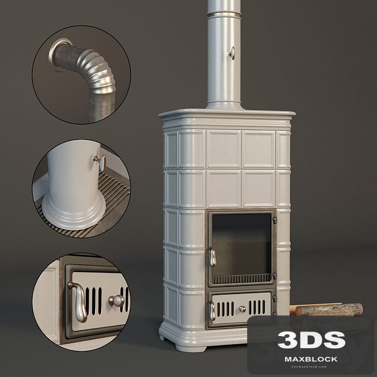 Tiled stove