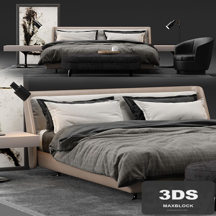 Spencer Bed - Minotti