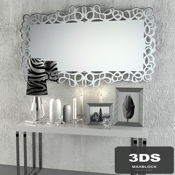 Corte Zari Pigalle mirror 195cmx117cm and accessories