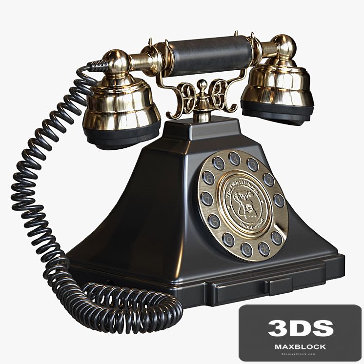Classic Vintage Telephone with push button dial