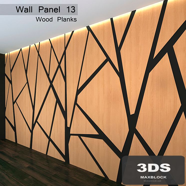 Wall Panel 13. Wood Planks