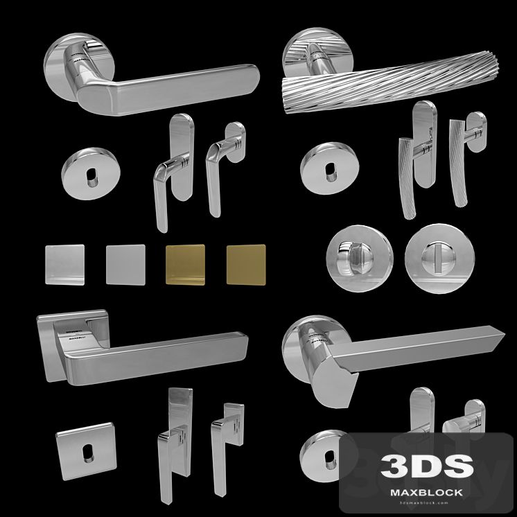 Handles for doors and windows Mandelli (4 pcs., 4 colors) 6