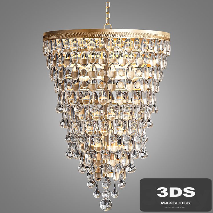 Clarissa Glass Drop Pendant