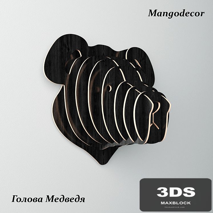 MANGO DECOR bear's head