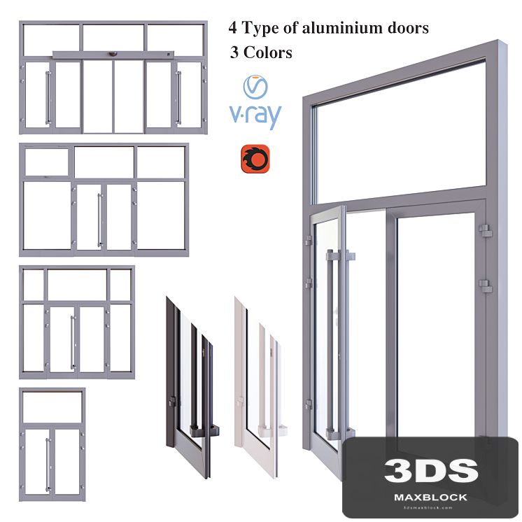 Aluminum door