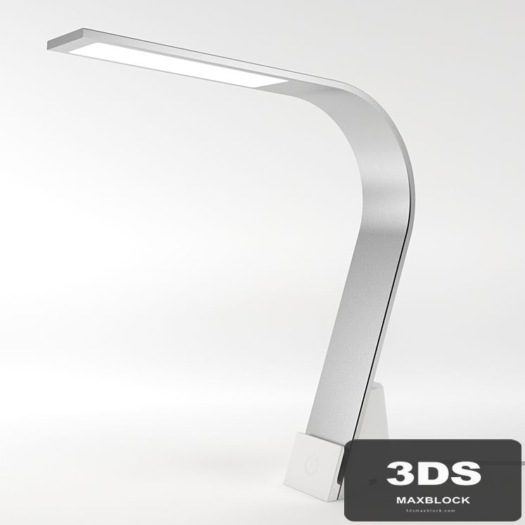 Desk lamp with iphone charger