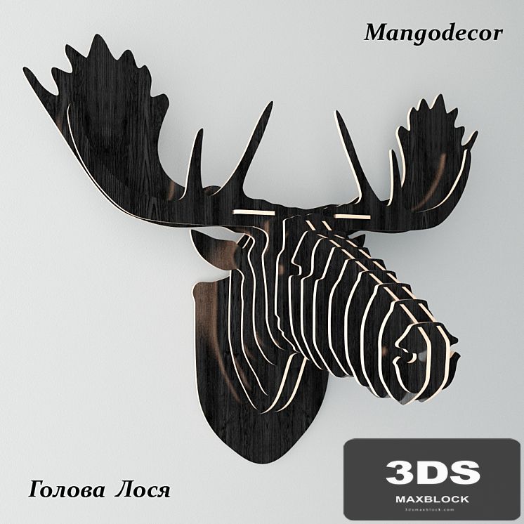 MANGO DECOR moose head