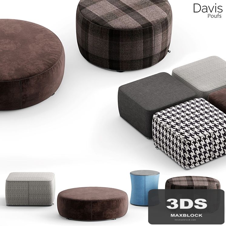 Minotti Davis Poufs