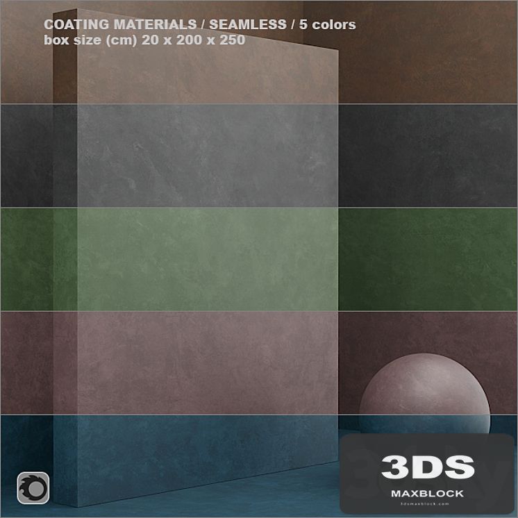 Material (seamless) - coating, plaster set 32