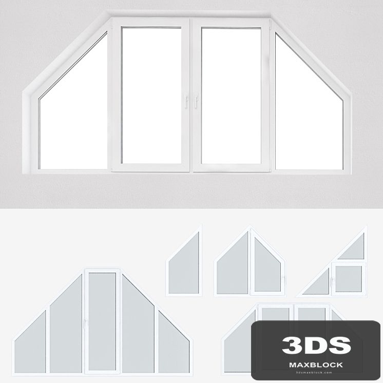 A set of plastic windows 13