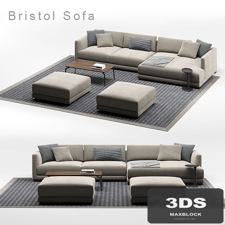 Poliform Bristol sofa composition