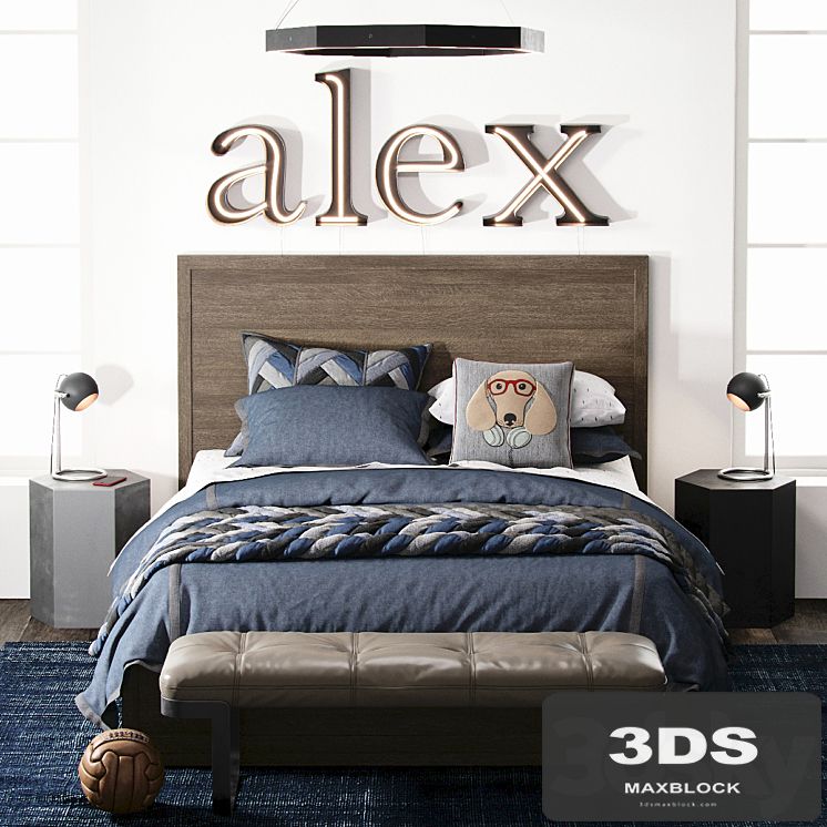 RH / FORREST STORAGE BED